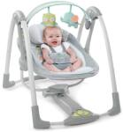 Ingenuity - Leagan portabil Swing 'n Go Portable Swing - Hugs & Hoots (10247) Sezlong balansoar bebelusi