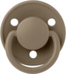 BIBS - Suzeta De Lux Silicon, tetina rotunda, marime universala (0-3 ani)-Dark Oak (1010243C)