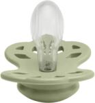 BIBS - Suzeta Infinity Silicon, tetina simetrica, 6 luni +-Sage (442250C)