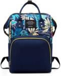 Bambinice Rucsac multifunctional mamici Leaves Bambinice BN028 (cv-BN028_Albastru)