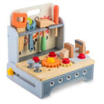 Ricokids Mini atelier de lucru din lemn cu accesorii incluse, 30 x 25 x 30 cm, Ricokids RK-877 (ed-EDI787700) Set bricolaj copii