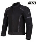 SM Racewear Geaca moto textila SM Racewear MeshTech - Barbati - Vara - Ventilata integral - Protectii CE - Negru (GTM023-MN)