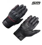 SM Racewear Manusi moto din piele naturala SM Racewear Blade Air - Barbati - Sport Touring - Cu protectii si ventilatie eficiente - Diverse culori (MPA012-LR)