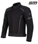SM Racewear Geaca moto textila SM Racewear MeshTech - Barbati - Vara - Ventilata integral - Protectii CE - Negru (GTM023-XLN)