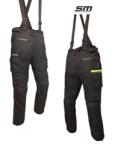SM Racewear Pantaloni moto textili SM Racewear MeshTech - Barbati - Vara - Ventilati si Impermeabili - Protectii CE - Negru Neon (PTM056-XXLNE)