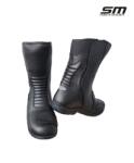 SM Racewear Cizme moto SM Racewear Jasper - piele naturala si materiale compozite, protectii calcai-degete, flexibilitate si element reflectorizant (CPJ051-43)