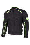 SM Racewear Geaca moto textila SM Racewear Scorpio - Barbati - 3 Sezoane - Protectii CE - Negru Rosu Neon (GTS003-MNE)