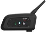 EJEAS Sistem de comunicare moto EJEAS V6 Pro Plus 2025 - Bluetooth 5.1- 6 intercomuri - Waterproof IP67 - Incarcare USB-C (IM-EJV6-1)