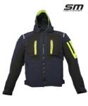 SM Racewear Geaca moto SM Racewear Lima Softshell - Material moale si rezistent la vant, Gluga detasabila, Ventilatie pe piept, Protectii CE (umeri coate spate) (GTL035-LA)