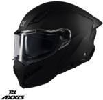AXXIS Casca modulabila (flip-up) Axxis GhostFighter SV A1 negru mat (ochelari soare integrati) Pinlock Ready - tip viziera: MT-V-36 (AX-CGH88M)