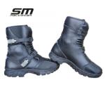 SM Racewear Cizme moto Enduro-ATV SM Racewear Adventure Short - piele naturala, sistem cu doua catarame si inchidere Velcro (CPA07343)
