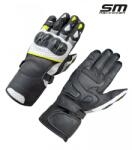 SM Racewear Manusi moto SM Racewear Alp - piele bovina dublata, protectii compozite antebrat-degete si sistem dublu de inchidere, diverse culori (MPS060-SNE)