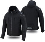 SM Racewear Geaca moto SM Racewear Lima Softshell - Material moale si rezistent la vant, Gluga detasabila, Ventilatie pe piept, Protectii CE (umeri coate spate) (GTL035-MN)