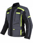 SM Racewear Geaca moto textila SM Racewear Defender - Barbati - Impermeabila si Ventilata - Protectii CE - Negru (GTD067-Gray-XL)