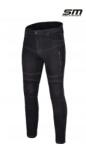 SM Racewear Blugi moto SM Racewear Chaser - Barbati - Urban - Protectii CE - Material rezistent la abraziune (Kevlar Aramida) - Albastru Negru (BTC008-38N)