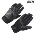 SM Racewear Manusi moto SM Racewear Kashiro - Piele naturala moale, Protectii tari monturi degete, Palma dublata antialunecare, Sistem ventilare, Plasa textila rezistenta (MPK053-M)