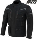 SM Racewear Geaca moto textila SM Racewear Highland II - Barbati - 4 Sezoane - Impermeabila si Ventilata - Protectii CE - Negru Gri Neon (GTH016-2-MN)