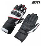 SM Racewear Manusi moto SM Racewear Alp - piele bovina dublata, protectii compozite antebrat-degete si sistem dublu de inchidere, diverse culori (MPS060-LR)