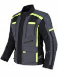 SM Racewear Geaca moto textila SM Racewear Defender - Barbati - Impermeabila si Ventilata - Protectii CE - Negru (GTD067-Gray-L)