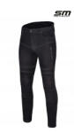 SM Racewear Blugi moto SM Racewear Chaser - Barbati - Urban - Protectii CE - Material rezistent la abraziune (Kevlar Aramida) - Albastru Negru (BTC008-36N)
