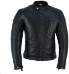 SM Racewear Geaca moto din piele naturala SM Racewear Presto - Barbati - Ventilata si Confortabila - Protectii CE - Negru (GPS054-XXL)