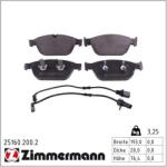 ZIMMERMANN Set placute frana ZIMMERMANN 25160.200. 2 (25160.200.2)