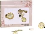 Maison Berger Paris Difuzor de parfum pentru mașină Ophelia auriu cu breloc și rezervă Liliflora (7888)