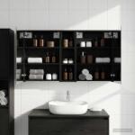 vidaXL Комплект шкафове за баня 3 бр. 120 x 14, 5 x 70 см (3403745)