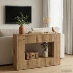vidaXL Конзолна маса Артизан Дъб 101 x 29 x 74 см (899885)