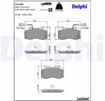 DELPHI Set placute frana DELPHI LP2280 (LP2280)