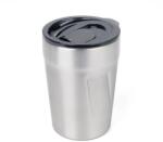 TROIKA Termoszbögre, 300 ml, rozsdamentes acél, TROIKA "Cup-uccino", ezüst CUP30/ST (CUP30/ST)