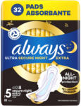 Always Ultra Secure Night Extra 32 db