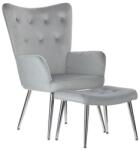 UNIZDRAV Silver Luxury relaxációs fotel lábtartóval