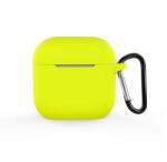 Cellect Airpods 4 husă silicon, 2.5 mm, Galben neon (AIRPODS4-CASE2.5-N)