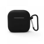 Cellect Apple AirPods 4, husă silicon 2.5 mm, Negru (AIRPODS4-CASE2.5-BK)