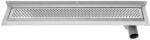 SAPHO - Rigolă de dus cu grilaj, 76x12x9 cm, pe perete, inox 2715-80 (2715-80)