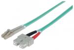 Manhattan LC/SC, 50/125 m cabluri din fibră optică 20 m OM4 Violet (751186)