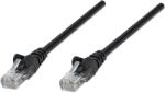 Manhattan Network Patch Cable - Cat5e - 1.5m - Black - CCA - U/UTP - PVC - RJ45 - Gold Plated Contacts - Snagless - Booted - Lifetime Warranty - Polybag - 1.5 m - Cat5e - U/UTP (UTP) - RJ-45 - RJ-45 (338387)