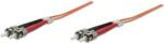 Manhattan 1.0m ST M/M cabluri din fibră optică 1 m OM2 Portocală (470056)