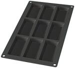 Lékué Silicone Financier szilikon mini sütemény forma 9db Fekete LK881107 (LK881107)