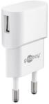 Goobay Incarcator telefon Goobay 44948, 5W, 5V, 1A, USB 2.0, design subtire, Alb (44948)