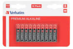 Verbatim Elem, AAA, alkáli, 10 db, VERBATIM "Premium (VEAAA10) - tutitinta