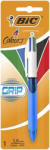 BIC Golyóstoll, 0, 32 mm, nyomógombos, négyszínű, BIC "4 Colours Grip Original (BC8871292) - tutitinta