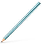 Faber-Castell Grafitceruza, B, háromszögletű, FABER-CASTELL "Sparkle Jumbo", metál óceánkék (TFC111662) - tutitinta
