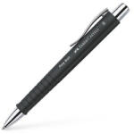 Faber-Castell Golyóstoll, 1 mm, XB, nyomógombos, feketek tolltest, FABER-CASTELL "Poly Ball", kék (TFC241153) - tutitinta