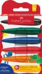 Faber-Castell Zsírkréta készlet, FABER-CASTELL, 6 különböző szín (TFC120409) - tutitinta