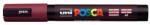 uni Dekormarker, 1, 8-2, 5 mm, UNI "Posca PC-5M", vörösbor (TUPC5MVB) - tutitinta