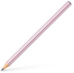 Faber-Castell Grafitceruza, B, háromszögletű, FABER-CASTELL "Sparkle Jumbo", metál rózsaszín (TFC111661) - tutitinta