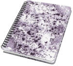 Sigel Spirálfüzet, 162x215 mm, pontrácsos, 60 lap, keményfedeles, SIGEL "Jolie", Violet Marble (SIJN606)