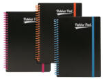 Pukka Pad Spirálfüzet, A5, vonalas, 100 lap, PUKKA PAD, "Neon notepad (PUPN7663V)